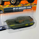 1999 Matchbox Military Patrol M1 A1 Abrams Tank verde militar con Torreta y Cañón Móviles