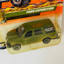 2000 Matchbox CHASE de Edición Limitada Military Ford Expedition verde militar