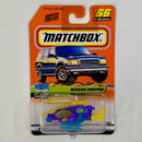 2000 Matchbox Air Travel Mission Chopper morado con Hélices Rotativas