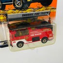 2000 Matchbox CHASE de Edición Limitada Fire Fighters Snorkel Fire Truck rojo Bombero con Canastilla Elevadora