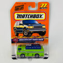 1999 Matchbox Fire Rescue Mack Auxiliary Power Truck verde Bombero