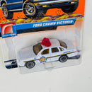 2000 Matchbox Police Patrol 1997 Ford Crown Victoria Police Car blanco