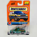 2000 Matchbox CHASE de Edición Limitada Police Patrol GMC Tow Truck verde con Grúa Móvil