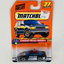 1998 Matchbox To The Rescue 1993 Chevrolet Z28 Camaro Police Pursuit negro
