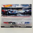 2021 Hot Wheels Premium Car Culture Porsche 962 2 Pack Set de 2 - Advan Porsche 962 y Valvoline Porsche 962 con Llantas de Goma RR