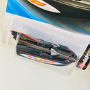 2026 Hot Wheels Batman 1966 Bat Boat negro con flamas 5SP