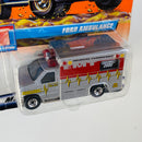 2000 Matchbox CHASE de Edición Limitada Police Patrol Ford Ambulance plata metálico