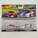 2022 Hot Wheels Premium Car Culture Group 5 2 Pack Set de 2 - BMW M1 Procar y Lancia Stratos Group 5 con Llantas de Goma RR