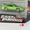 2025 Hot Wheels Fast & Furious Rápidos y Furiosos 5 Pack Set de 5 - 68 Plymouth Barracuda Formula S, 70 Dodge Charger R/T, 1966 Chevrolet Impala, Nissan Silvia S13, Porsche 911 GT3 RS