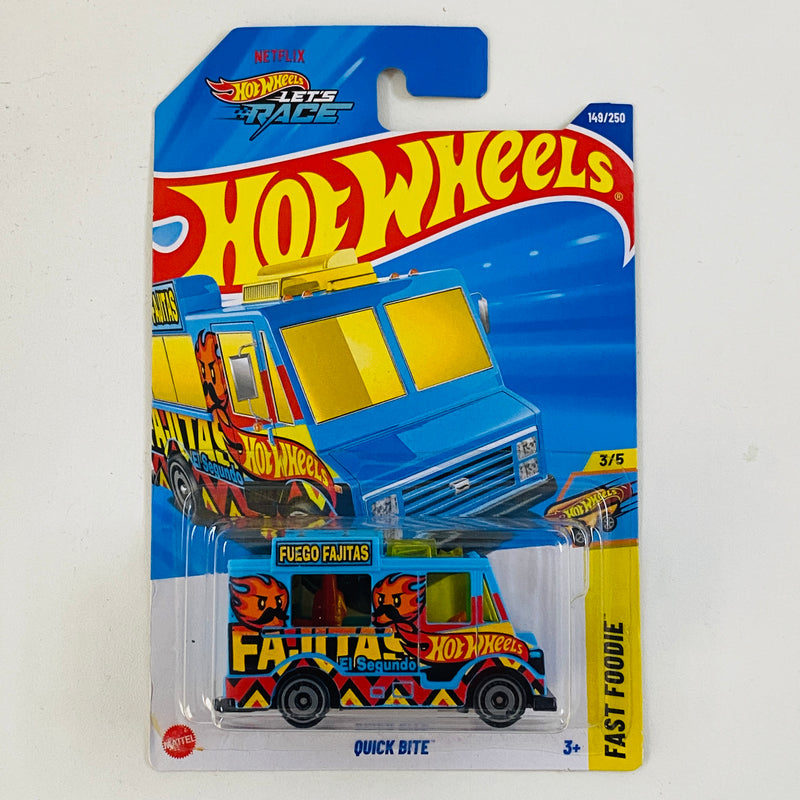 2025 Hot Wheels NETFLIX Let's Race Fast Foodie Quick Bite celeste AD