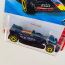 2025 Hot Wheels Track Aces Formula 1 Oracle Red Bull Racing azul AD Primera Edición