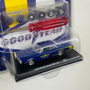 2015 M2 Machines Auto-Wheels Limited Edition Goodyear 1970 Dodge Super Bee 383 R03 azul Llantas de Goma