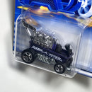 2001 Hot Wheels Radio Flyer Wagon 172 morado 5SP base ZAMAC