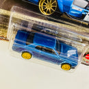 2021 Hot Wheels Premium Entertainment Forza Horizon 4 Nissan Skyline H/T 2000 GT-X azul metálico Llantas de Goma RR