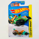 2015 Hot Wheels Treasure Hunt HW Off-Road Jet Threat 4.0 verde PR5