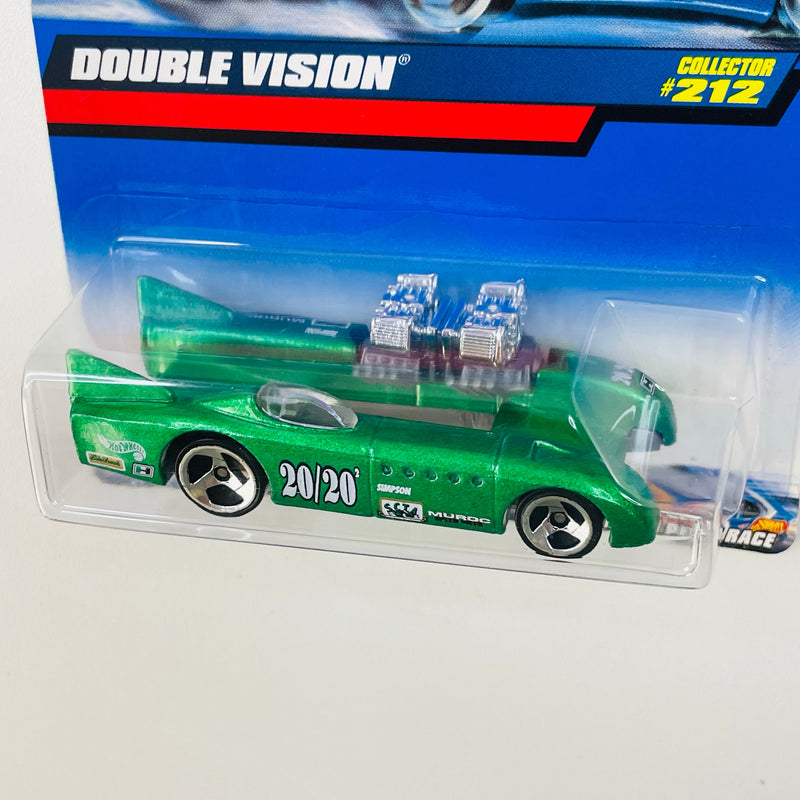 2000 Hot Wheels Double Vision 212 verde metálico 3SP Blíster 90s