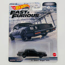 2022 Hot Wheels Premium Fast & Furious Rápidos y Furiosos 87 Buick Regal GNX negro Llantas de Goma RR