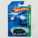 2008 Hot Wheels Treasure Hunts Rockster verde metálico 5SP