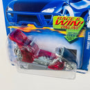 2002 Hot Wheels Race & Win Fright Bike 133 rojo MC3 base ZAMAC
