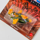 2021 Hot Wheels Entertainment Masters of the Universe He-Man Wind Raider verde MC1 con 5SP - Detalle Burbuja
