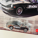 2024 Hot Wheels Premium Pop Culture Roadkill Custom 71 Datsun 240Z Rotsun negro Llantas de Goma RR