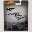 2023 Hot Wheels Premium Entertainment James Bond 007 Casino Royale Aston Martin DBS gris Llantas de Goma RR