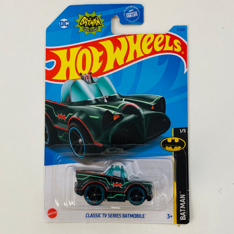 2023 Hot Wheels Batman Classic TV Series Batmobile Tooned negro OH5