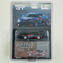 2024 Mini GT 1:64 Limited Edition Toyota GR86 Larry Chen's HKS Turbocharged GR86 negro Llantas de Goma