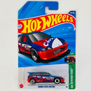 2025 Hot Wheels HW Reverse Rake Honda Civic Custom azul metálico AD con L4
