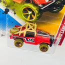 2012 Hot Wheels HW Thrill Racers Swamp Rally Toyota Land Cruiser FJ40 rojo 5SP