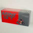 2024 Mini GT 1:64 Limited Edition Ducati Panigale V4 S con Llantas de Goma Primera Edición incluye figura Ducati Girl