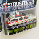 2014 Hot Wheels Premium Entertainment Ghostbusters Los Cazafantasmas Cadillac Ecto 1A blanco Llantas de Goma RR Primera Edición