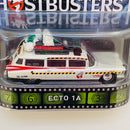 2014 Hot Wheels Premium Entertainment Ghostbusters Los Cazafantasmas Cadillac Ecto 1A blanco Llantas de Goma RR Primera Edición