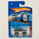 2005 Hot Wheels First Editions Blings Mercedes Benz G500 034 plata metálico 5SP Primera Edición