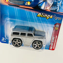 2005 Hot Wheels First Editions Blings Mercedes Benz G500 034 plata metálico 5SP Primera Edición