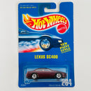 1995 Hot Wheels Lexus SC400 264 granate metálico 5SP