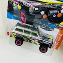 2025 Hot Wheels ZAMAC Walmart Exclusive HW Hot Trucks 1988 Jeep Wagoneer ZAMAC BLOR