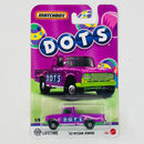 2024 Matchbox Candy Series DOTS 62 Nissan Junior morado