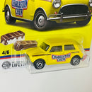 2024 Hot Wheels Candy Series Charleston Chew 1964 Austin Mini Cooper amarillo