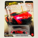 2026 Hot Wheels Premium Fast & Furious 25th Anniversary Rápidos y Furiosos W Motors Lykan HyperSport rojo metálico Llantas de Goma