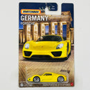 2024 Matchbox Best of Europe Germany 2020 Porsche 918 Spyder amarillo