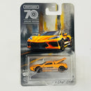 2023 Matchbox 70th Special Edition Moving Parts 2020 Chevy Corvette naranja
