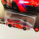 2026 Hot Wheels Premium Fast & Furious 25th Anniversary Rápidos y Furiosos W Motors Lykan HyperSport rojo metálico Llantas de Goma