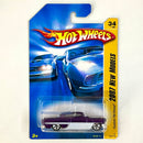 2007 Hot Wheels New Models Custom 53 Chevy morado metálico 5SP Primera Edición