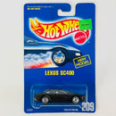 1993 Hot Wheels Lexus SC400 209 negro metálico UH Primera Edición
