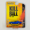 2015 Greenlight Hollywood Limited Edition Kill Bill Vol. I & II 1971 Dodge Charger azul Llantas de Goma