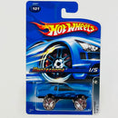 2006 Hot Wheels Hi-Rakers Chevrolet Montezooma azul con flamas Bling - Detalle Burbuja