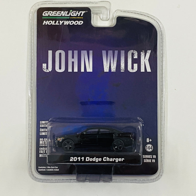 2018 Greenlight Hollywood Limited Edition John Wick 2011 Dodge Charger negro Llantas de Goma