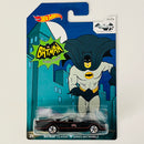 2014 Hot Wheels Walmart Exclusive 75 Years of Batman Classic TV Series Batmobile negro 5SP