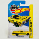 2014 Hot Wheels Off-Road 72 Ford Ranchero amarillo PR5